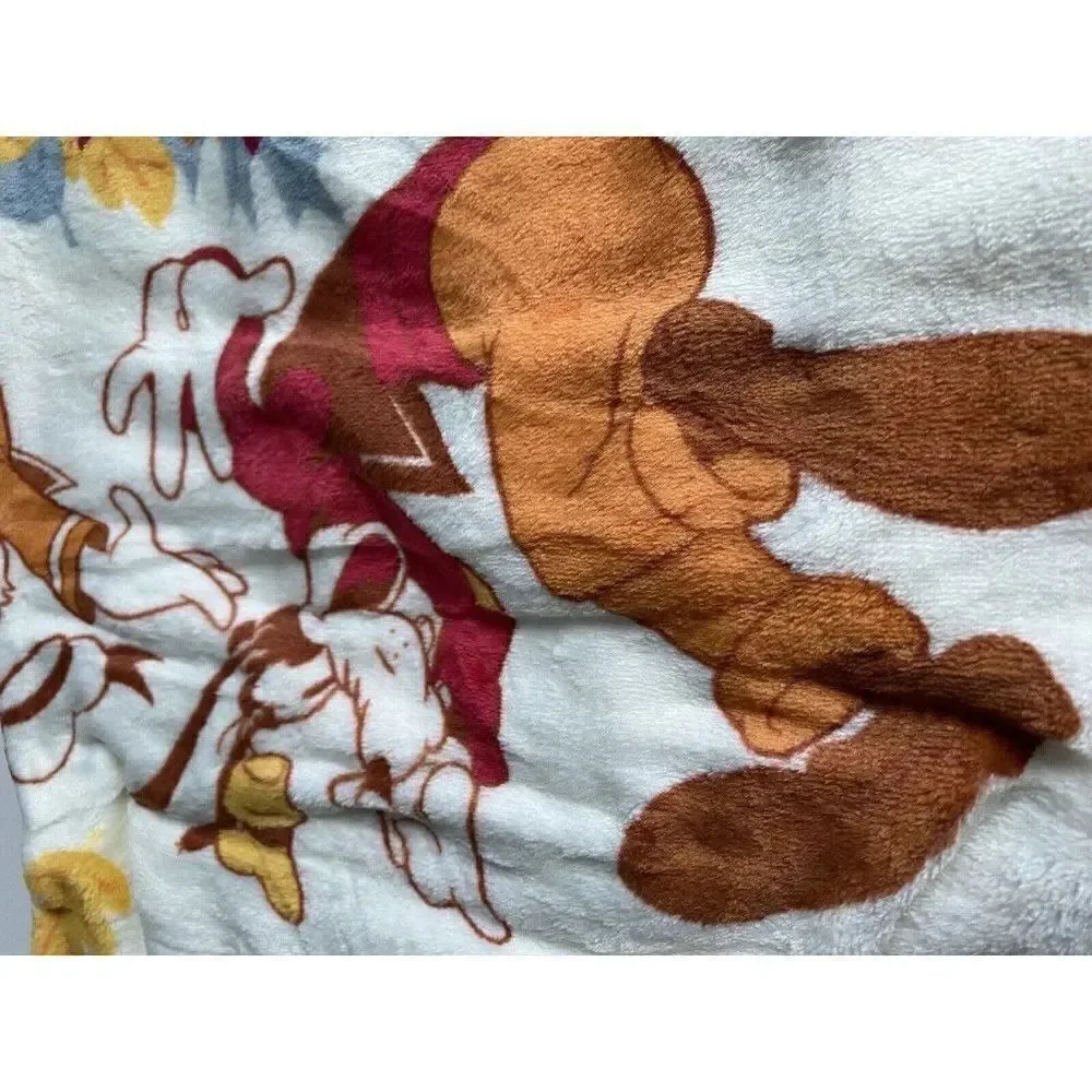 Disney Mickey Minnie Mouse Goofy Donald Throw Blanket 50
